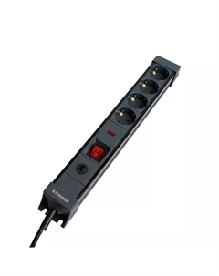 Сетевой фильтр 4-местный с/з Techno HM22-41-03 50157 Stekker