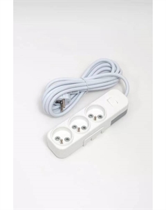 Удлинитель с/з 3вх с защитными шторками с включателем Myra 527-010203-322 Элби