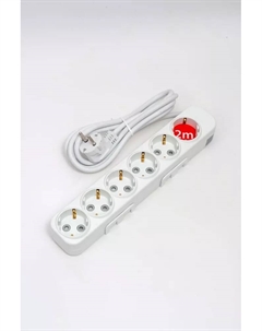 Удлинитель с/з 6вх с защитными шторками Myra 527-010202-621 Элби