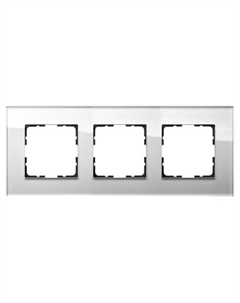 Рамка G-Glass 3-постовая G1003GW Jasmart