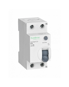УЗО City9 Set 25А 2P тип A 10 мА 6 кА (C9R70225) Systeme electric