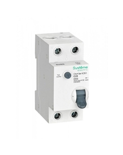Автомат дифференциальный City9 Set 25А 1P+N тип AC 30 мА 6 кА (C9D36625) Systeme electric