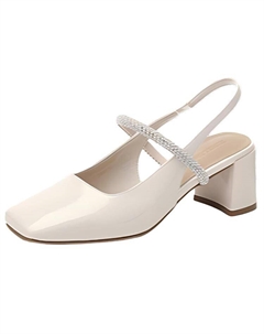 Туфли женские на высоком каблуке, кремовый Exull q