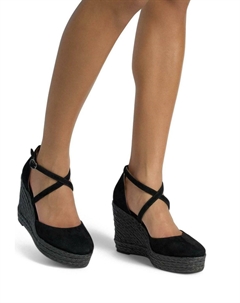 Босоножки на платформе High heels, черный Alma en pena.