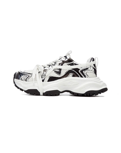 Кроссовки женские толстые низкие, черный 15 mins