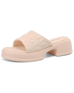 Шлепанцы женские, кремовый Josiny