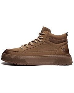 Кеды мужские, Обувь для скейтборда Мужская с высоким верхом, цвет Earth Yellow Camel