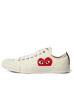 Кроссовки x COMME des GARCONS PLAY Chuck 70 Low 'White Red', белый Converse