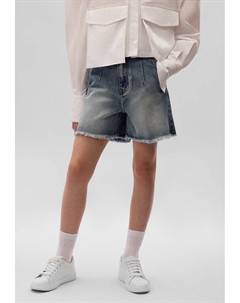 Джинсовые шорты, светло-голубой Gulliver