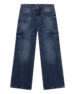 Брюки-карго WIDE, синий Guess