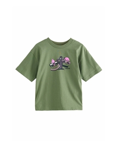 Футболка с принтом SHORT SLEEVE GRAPHIC STANDARD, зеленый Next