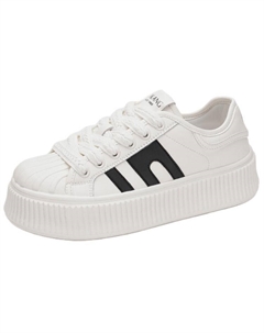 Кеды, скейтборд обувь женская низкая, белый Aokang