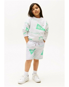 Шорты ALL-OVER LOGO, серый Tommy hilfiger