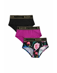 Трусы-брифы PACK OF 3, черный Baker by ted baker