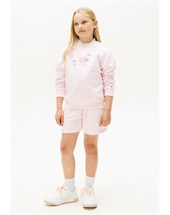 Толстовка METALLIC LOGO RELAXED, фуксия Tommy hilfiger