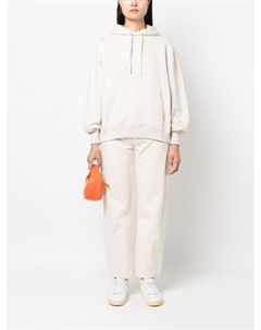 Худи с вышитым логотипом, бежевый Woolrich