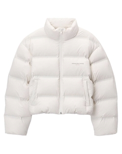 Укороченная стеганая куртка, белый Alexander wang