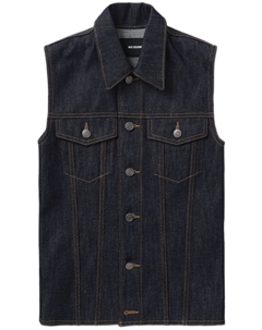 Джинсовый жилет, синий We11done