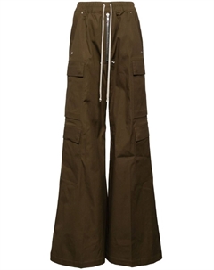 Брюки карго с кулиской, нейтральный цвет Rick owens