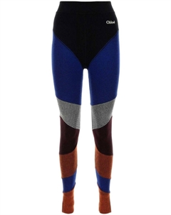 Легинсы с завышенной талией, синий Chloe