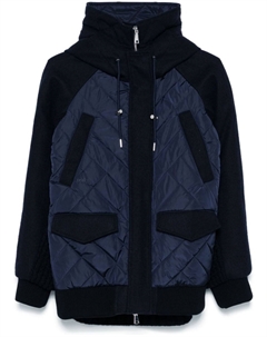 Пуховик с капюшоном, синий Add