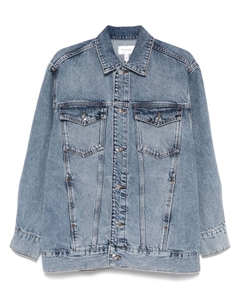 Удлиненная джинсовая куртка, синий Frame