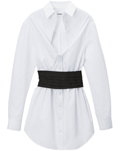 Деконструированное мини-платье, белый Alexander wang