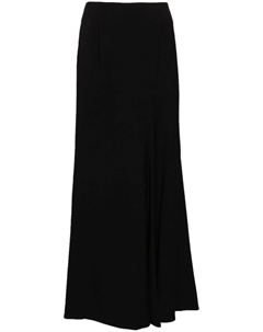Юбка А-силуэта из шерсти, черный Yohji yamamoto