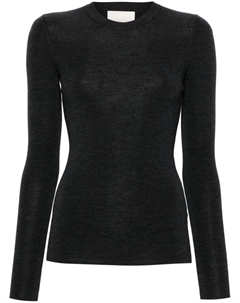 Свитер с круглым вырезом, серый Isabel marant