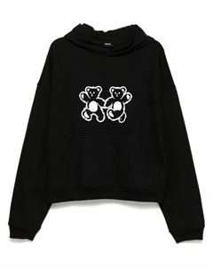 Худи Teddy Twins, черный We11done