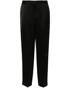 TOTEME атласные брюки с заниженной талией, черный Toteme