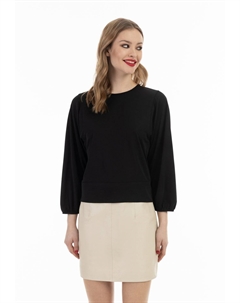 Рубашка с длинными рукавами RÜCKENFREIES, черный Faina