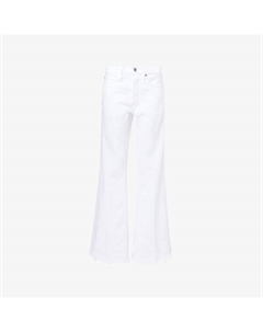 Джинсы Lax с расклешенными штанинами, белый Frame