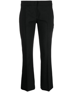 Укороченные брюки с заниженной талией, черный Blumarine