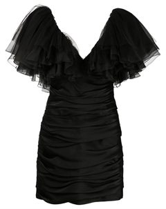 Платье Carmen с V-образным вырезом, черный Khaite