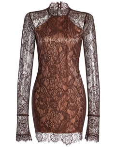 Мини-платье Gilana Retrofete, коричневый