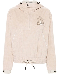 Grenoble худи с нашивкой-логотипом, розовый Moncler