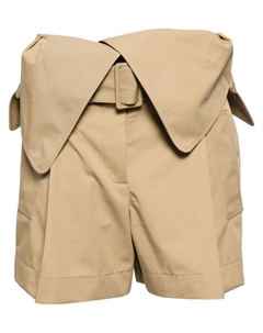 ШОРТЫ-ТРЕНЧИКИ С ОТКИДНЫМИ ОТВЕРСТИЯМИ, коричневый Jw anderson