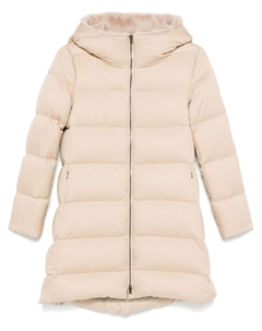 Длинный пуховик, серый Herno