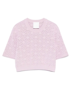 Укороченный топ с логотипом, розовый Givenchy