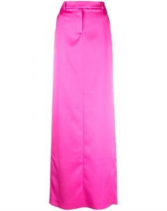 Атласная юбка макси, розовый Giuseppe di morabito