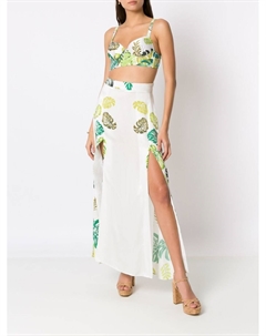 Юбка макси с принтом, белый Amir slama