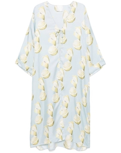 Кафтан с принтом, синий Givenchy