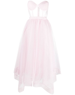 Платье без бретелей, розовый Alexander mcqueen