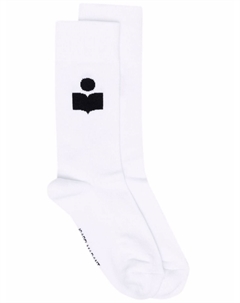 Носки с вышитым логотипом, белый Isabel marant