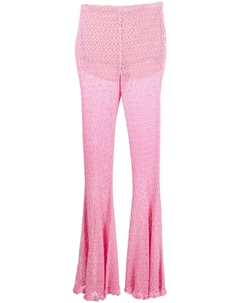 Расклешенные брюки, розовый Blumarine