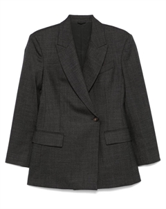 Двубортный блейзер, серый Brunello cucinelli