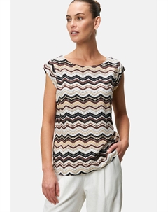 Блуза MIT CHEVRON MUSTER, коричневый Zero