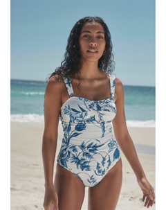 Верх бикини WIDE STRAP TUMMY CONTROL, белый Next