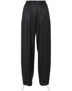 Брюки в тонкую полоску, серый Herno